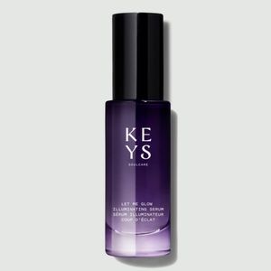 KEYS SKINCARE LET ME GLOW ILLUMINATING PRIMING SERUM w/ NIACINAMIDE 1oz $26 NIB